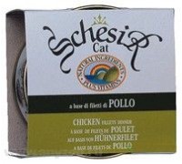 Schesir консервы для кошек Филе цыпленка/крабы 85 г
