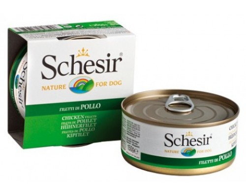 Schesir консервы для собак Цыпленок. Вес: 150 г