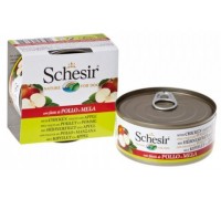 Schesir консервы для собак Цыпленок/яблоко 150 г