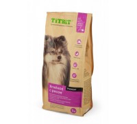 TiTBiT Сухой корм для собак малых и средних пород ягненок с рисом. Вес: 1 кг