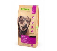 TiTBiT Сухой корм для щенков крупных пород ягненок с рисом. Вес: 3 кг