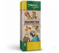 TRIOL Original Лакомство для крупных и средних попугаев с фруктами и мёдом (Триол): 2 шт