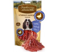 Деревенские лакомства Традиционные для собак 100% Мяса Утиная нарезка сушеная