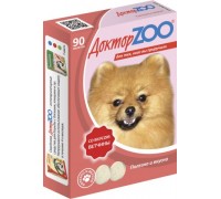Доктор ZOO витамины для собак со вкусом Ветчины 90 таб