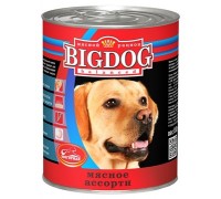 ЗООГУРМАН Консервы для собак "BIG DOG" Мясное ассорти. Вес: 850 г