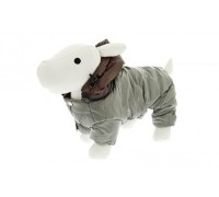 Куртка-дождевик "Крутыш" (серый) (PIUMINO COOL DOG CM): 24 см