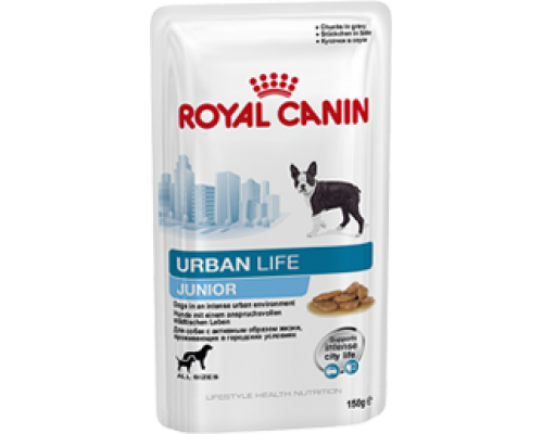 Royal Canin Urban Life Junior Корм влажный для щенков до 15 месяцев, живущих в городе. Вес: 1,5 кг