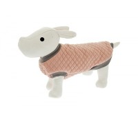 Стеганый пуловер "Уют" розово-серый (FELPA MARATONA ROSA): 24 см