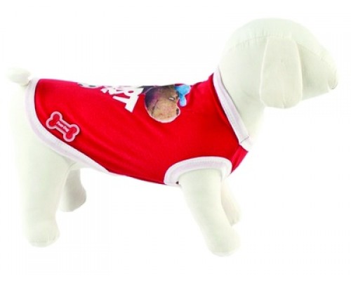 Футболка "Спорт" (красный) (T-SHIRT SPORT DOG ROSS): 15 см