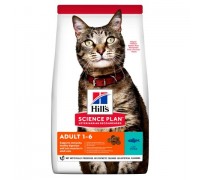 Hills Science Plan Feline Adult Optimal Care с Тунцом сухой корм для взрослых кошек с тунцом (Хиллс). Вес: 10 кг