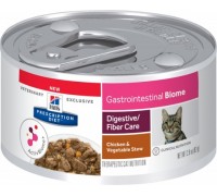 Hills Presсription Diet Gastrointestinal Biome консервы для Кошек с Курицей лечение заболеваний ЖКТ (Хиллс). Вес: 82 г