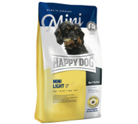 Happy Dog Mini Light для взрослых собак мелких пород, с избыточным весом. Птица/Лосось/Ягненок. Вес: 1 кг