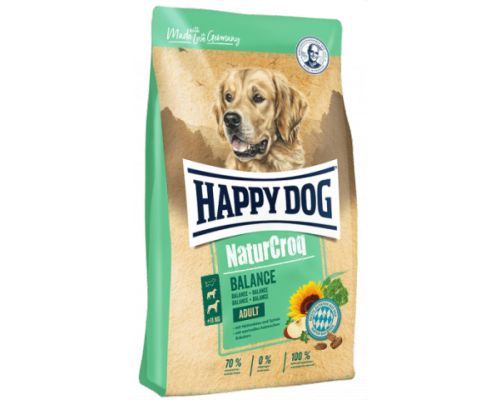 Happy Dog NaturCroq Balance для взрослых собак всех пород. Птица/Рыба. Вес: 4 кг