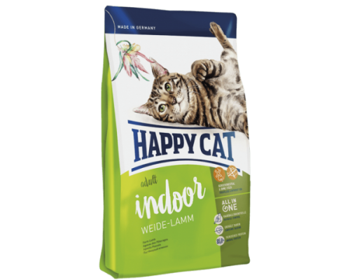 Happy Cat Indoor Пастбищный ягненок. Вес: 1,4 кг