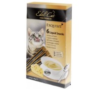 Edel Cat Лакомство крем-суп, сыр и таурин, поддерживает зрение и функцию сердца