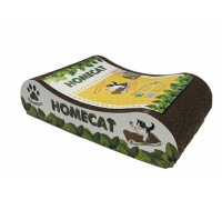 Homecat Когтеточка "Мятная волна" 38х12х9 см гофрокартон