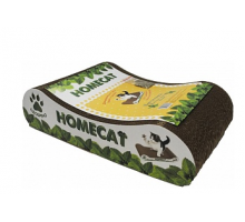 Homecat Когтеточка "Мятная волна" 38х12х9 см гофрокартон