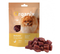 Organix Лакомство для собак малых пород «Утиные кубики» (100% мясо) (Ducky Dice). Вес: 50 г