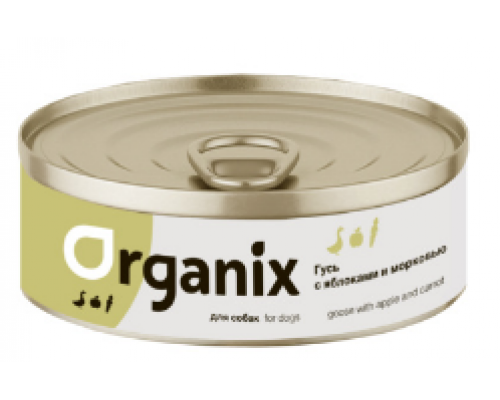 Organix Консервы для собак Фрикасе из гуся с яблоками и морковкой. Вес: 100 г