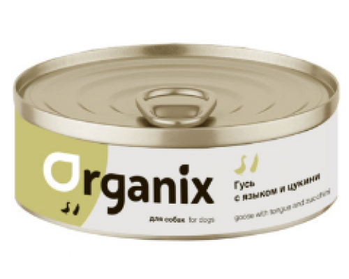 Organix Консервы для собак Рагу из гуся с языком и цуккини. Вес: 100 г