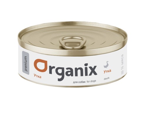 Organix Премиум консервы для собак с уткой 99%. Вес: 100 г