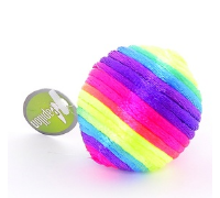Papillon Игрушка "Радужный мячик" с погремушкой, текстиль 3,5 см (Rainbow ball)