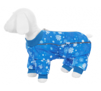 Yami-Yami Комбинезон для собак на меху с рисунком "снежинки", китайская хохлатая