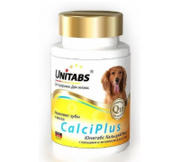 UNITABS CalciPlus с Q10 для собак с кальцием, фосфором и витамином Д 100 таб