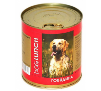 DOG LUNCH консервы для собак Говядина в желе (ДОГ ЛАНЧ). Вес: 410 г