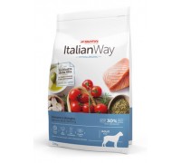 Italian Way Безглютеновый корм для собак крупных пород с чувствительной кожей, лосось и сельдь (ITALIAN WAY MAXI HYPO SALMON/HERRINGS). Вес: 12 кг