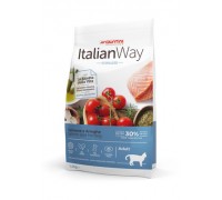 Italian Way Безглютеновый корм для стерилизованных кошек с лососем и сельдью (ITALIAN WAY STERILIZED SALMON/HERRINGS). Вес: 400 г