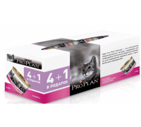 Pro Plan Delicate консервы для взрослых кошек с чувствительной системой пищеварения мусс индейка (Про План). Вес: 5х85г