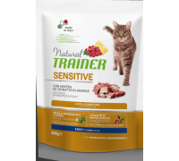 Trainer Сухой корм Solution Sensitive Adult для чувствительных и склонных к аллергии кошек с уткой и экстрактом ананаса. Вес: 300 г