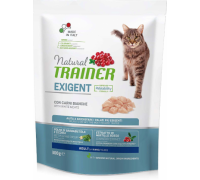 Trainer Сухой корм Natural Exigent Cat для привередливых кошек со свежим белым мясом. Вес: 300 г