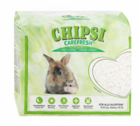 CHIPSI Carefresh Наполнитель подстилка Pure White белый бумажный для мелких домашних животных и птиц 5 л