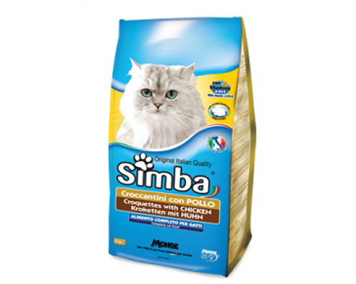 Simba Cat корм для кошек с курицей. Вес: 2 кг