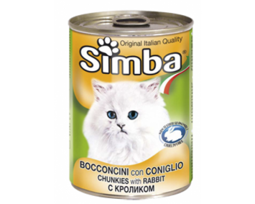 Simba Cat консервы для кошек паштет кролик. Вес: 400 г