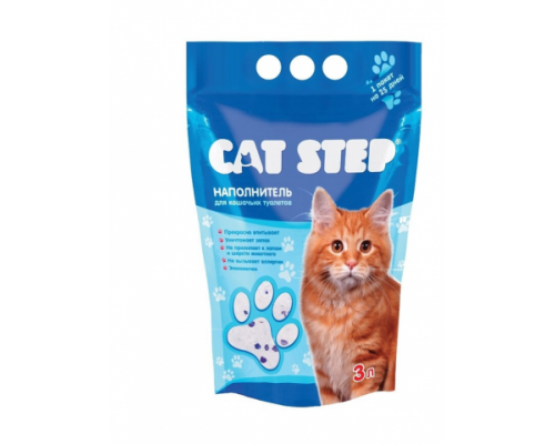 Cat Step Наполнитель силикагель 3 л