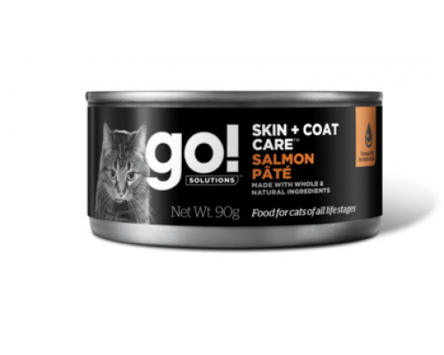 GO! Консервы с лососем для кошек (Skin + Coat Care Salmon Pate CF). Вес: 90 г