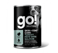 GO! Консервы с индейкой и лососем для собак (Skin + Coat Turkey Pate with Salmon DF). Вес: 400 г
