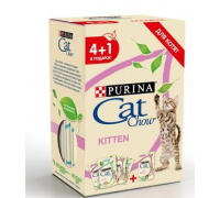 PURINA CAT CHOW пауч для котят индейка/ягненок (Кэт Чау). Вес: 4+1 85 г