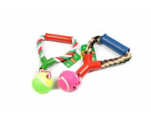 TRIOL Грейфер для собак Веревка цветная Ручка-мяч 180-190гр (Триол)