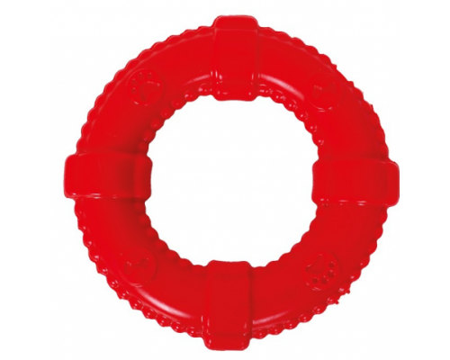 ГРЫЗЛИК АМ Кольцо Аmfibios Размер 13 см, Цвет Красный, Материал ТPR, без звука, плавает