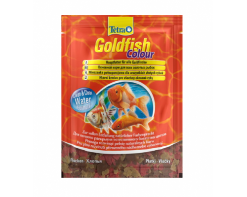 TetraGoldfish Colour Корм в хлопьях для улучшения окраса золотых рыб. Вес: 12 г