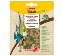 SERA Корм для рыб VIPAN (пакетик) основной хлопьевидный корм для всех видов рыб. Вес: 12 г