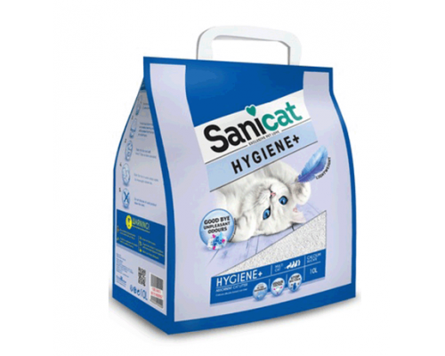 Sanicat Облегченный впитывающий наполнитель (Hygiene Plus 10L) 10 л