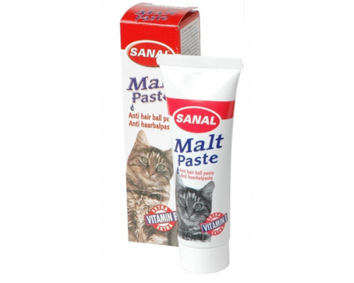 Sanal для кошек Мальт-Паста + Вит. Е для выведения шерсти (Санал). Вес: 20 г