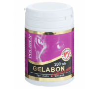 POLIDEX Polidex Gelabon with Glucosamine Гелабон плюс с глюкозамином профилактика и лечение заболеваний суставов для кошек и котят (Полидэкс) 200 таб