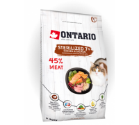 Ontario Для пожилых стерилизованных кошек с курицей (Cat Sterilised 7+). Вес: 400 г