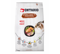 Ontario Для пожилых стерилизованных кошек с курицей (Cat Sterilised 7+). Вес: 6,5 кг